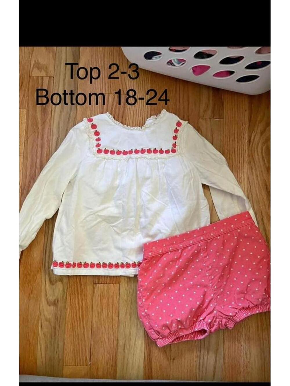 Baby Boden apple set 2-3y